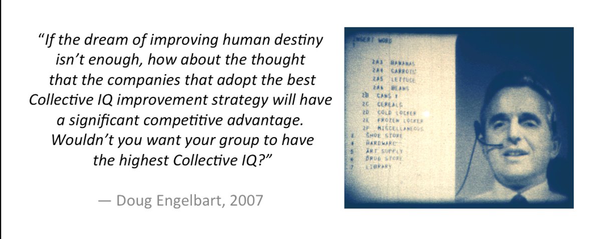 ChristinaDEI's tweet image. &quot;If the dream of improving human destiny isn’t enough&quot; - #DougEngelbart, visionary pioneer bit.ly/1TBYyhZ