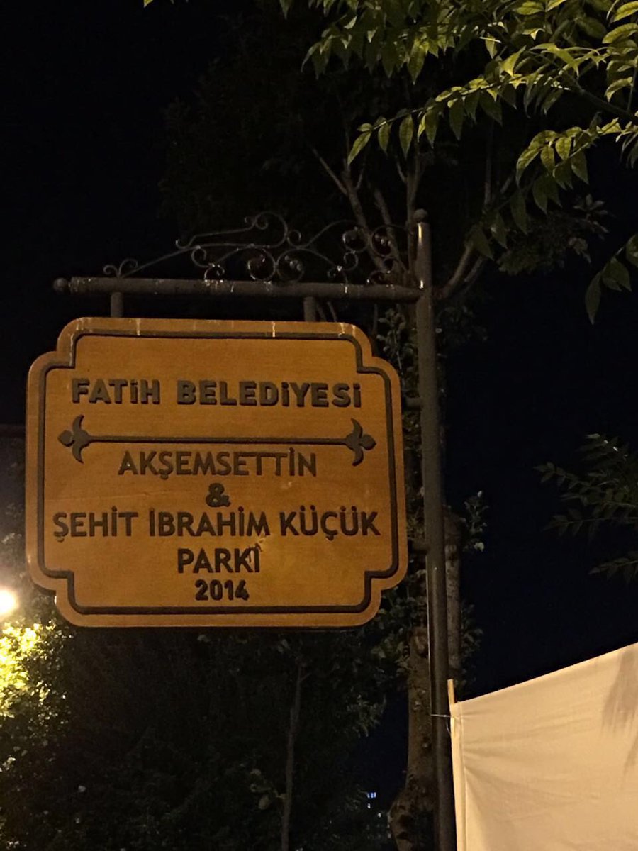 Şehit ibrahim küçük parkı hayırlı olsun