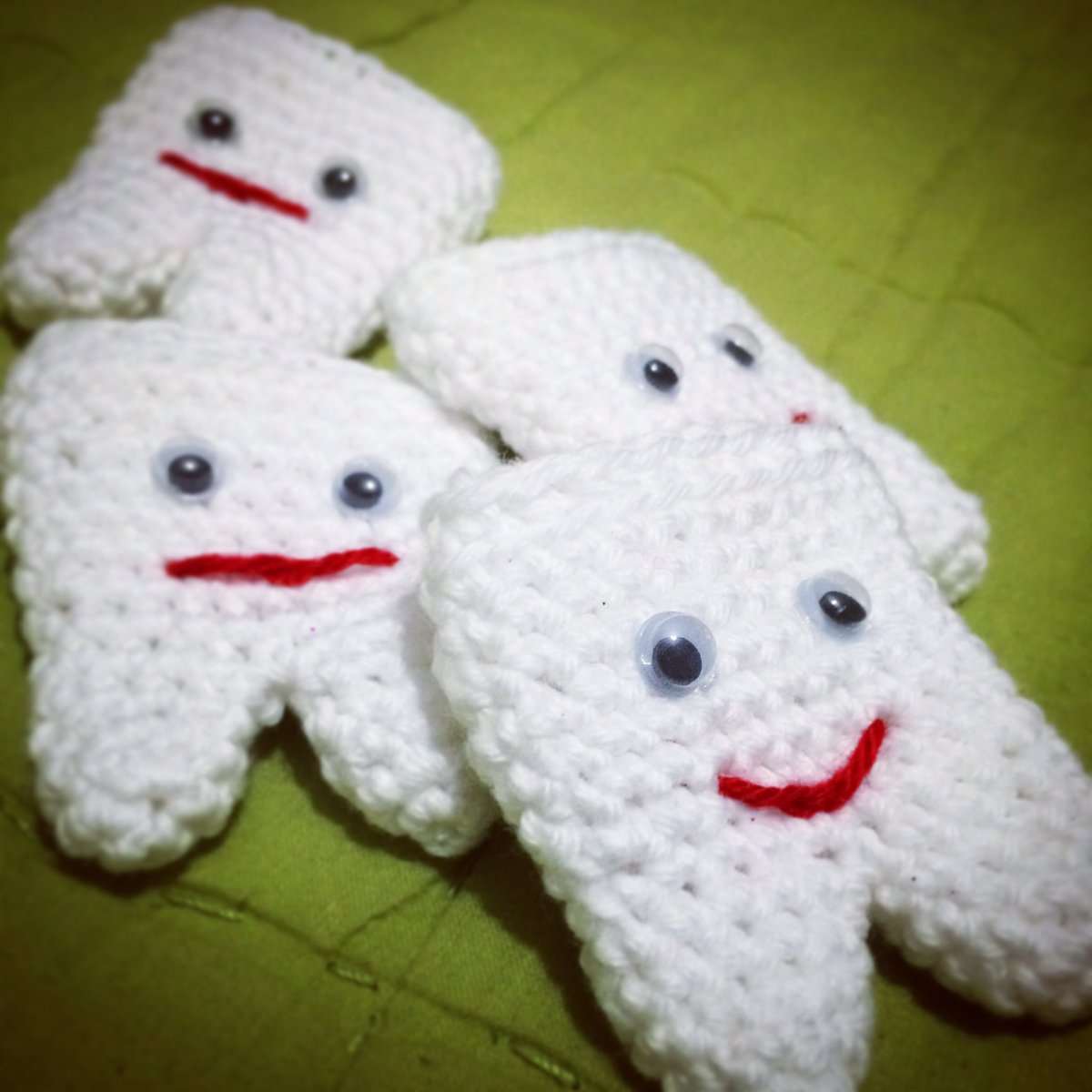 artecrochetperu's tweet image. Divertido porta dientes monedero #artecrochet #lovecrochet #hechoamano