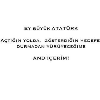 ATATÜRKçüVatana İhanetEtmez   kimyasinda yoktur 
@HaYaL_lim <a href="/torunlarim/">T.C</a> <a href="/Asiller_1923/">Nil_ycan</a> @memleket476 @nilusta
