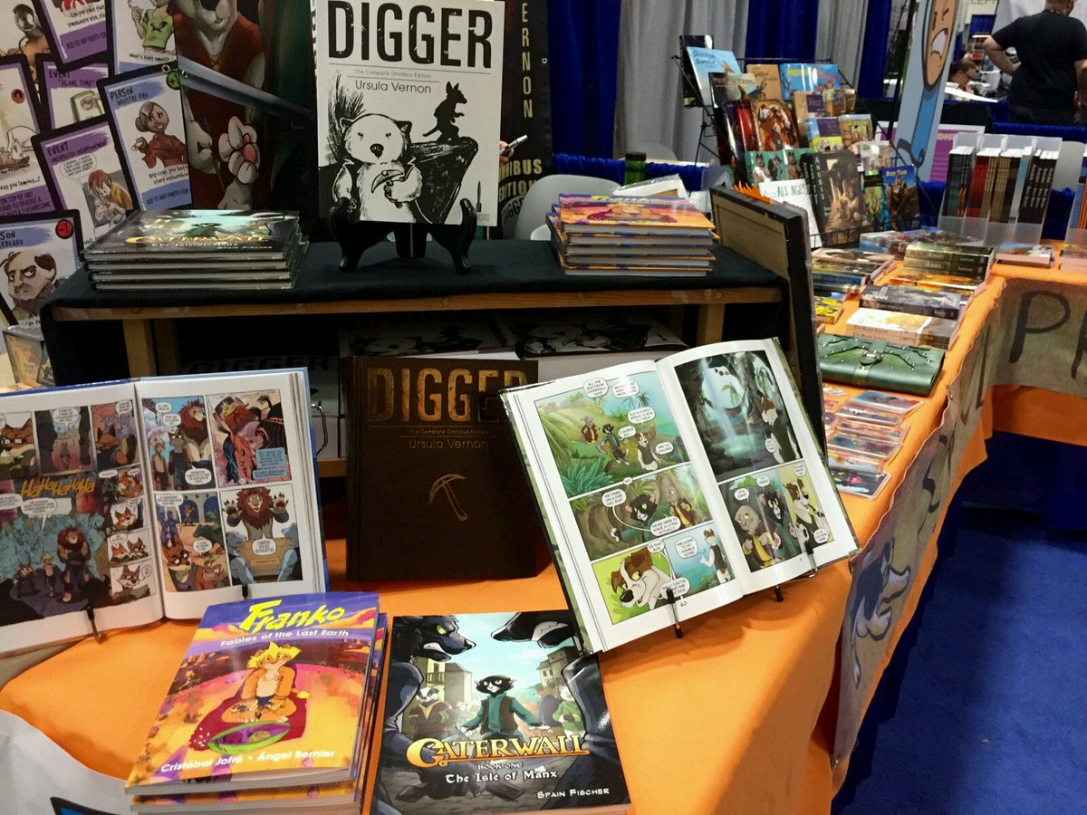 Caterwall's tweet photo. Are you at #SDCC2016? Come to booth #1236 and get a copy of Caterwall signed by the artist! https://t.co/GUGef77Kpe
