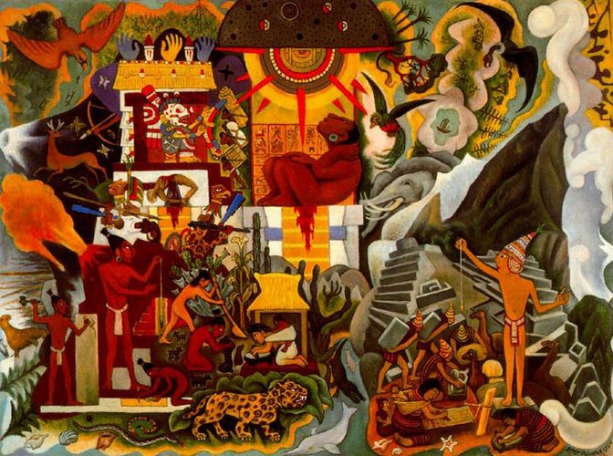 Pre Hispanic America goo.gl/DJFlvm #fineart #muralism