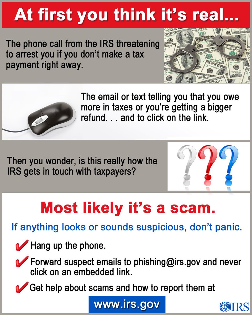 If you're not sure whether it's a scam, run it by us. Call 207-773-7600, we'll check it out for you, for free!