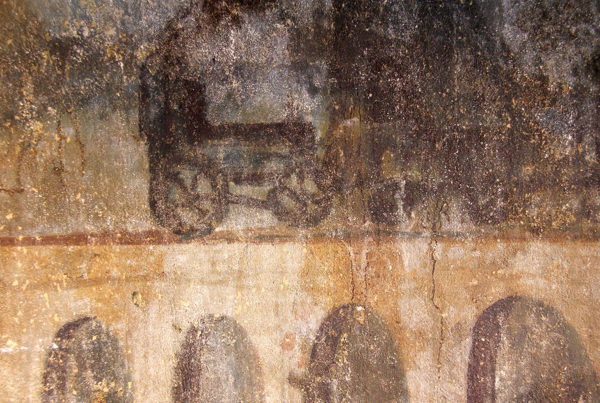 annshaftel's tweet photo. @sciencemuseum  Is this a painting of Stephenson's Rocket? #SinclairInn @odellmuseum https://t.co/VQBAySk7Ix