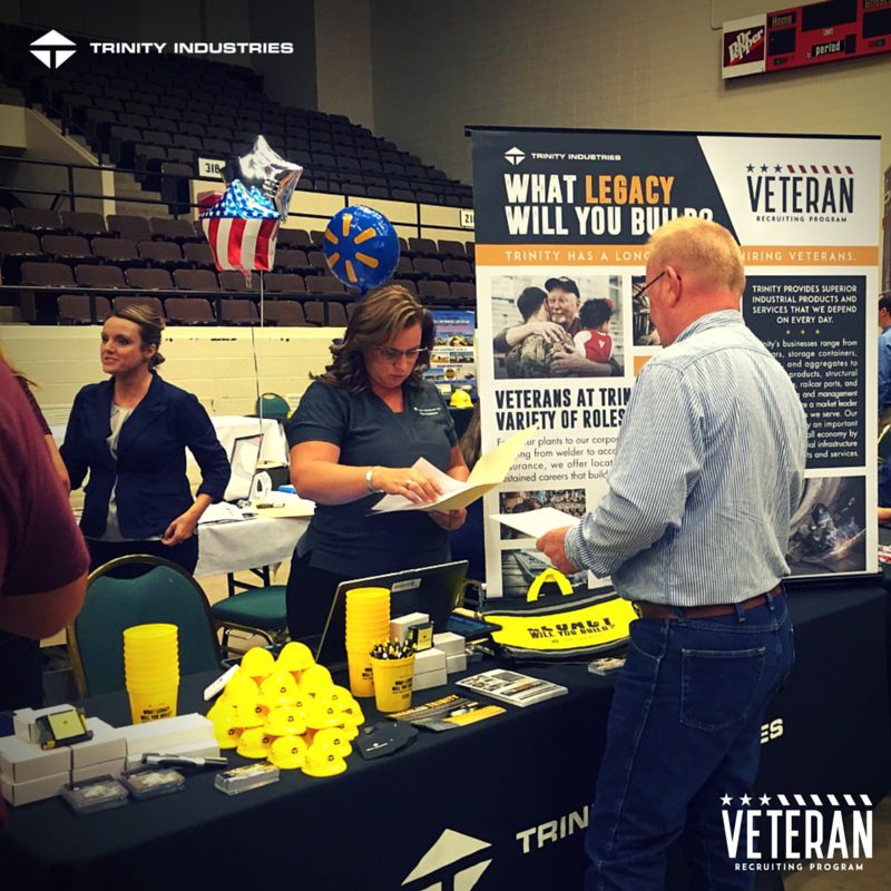 TrinityJobs's tweet photo. We had a great time at the @OKLAworks #Veteran Hiring Event today! #Work4Trinity #TrinityVets https://t.co/xHIFoeFX2x