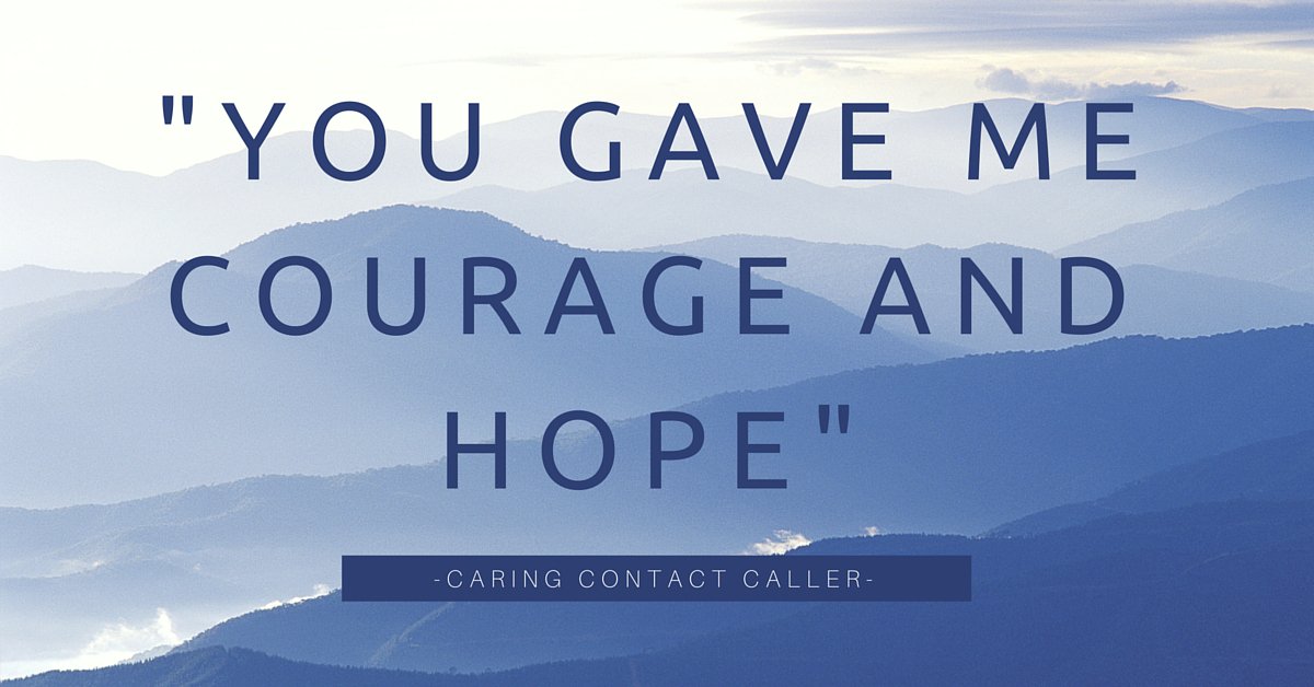 CaringContact's tweet image. Our trained volunteers are here for YOU. Call (908) 232 - 2880 #hope #courage #youarenotalone