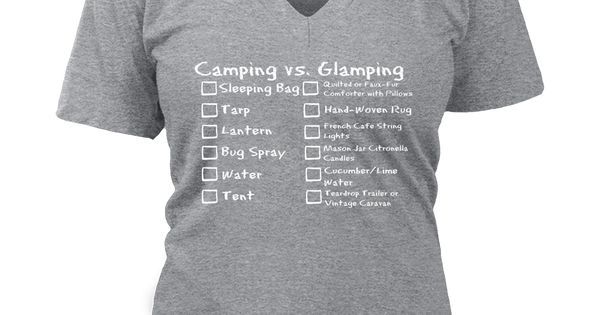 modernglamping's tweet photo. Just Pinned to Products: Camping vs. Glamping Checklist T-shirt https://t.co/AsvTUMaDzX https://t.co/yWCUAvejvM