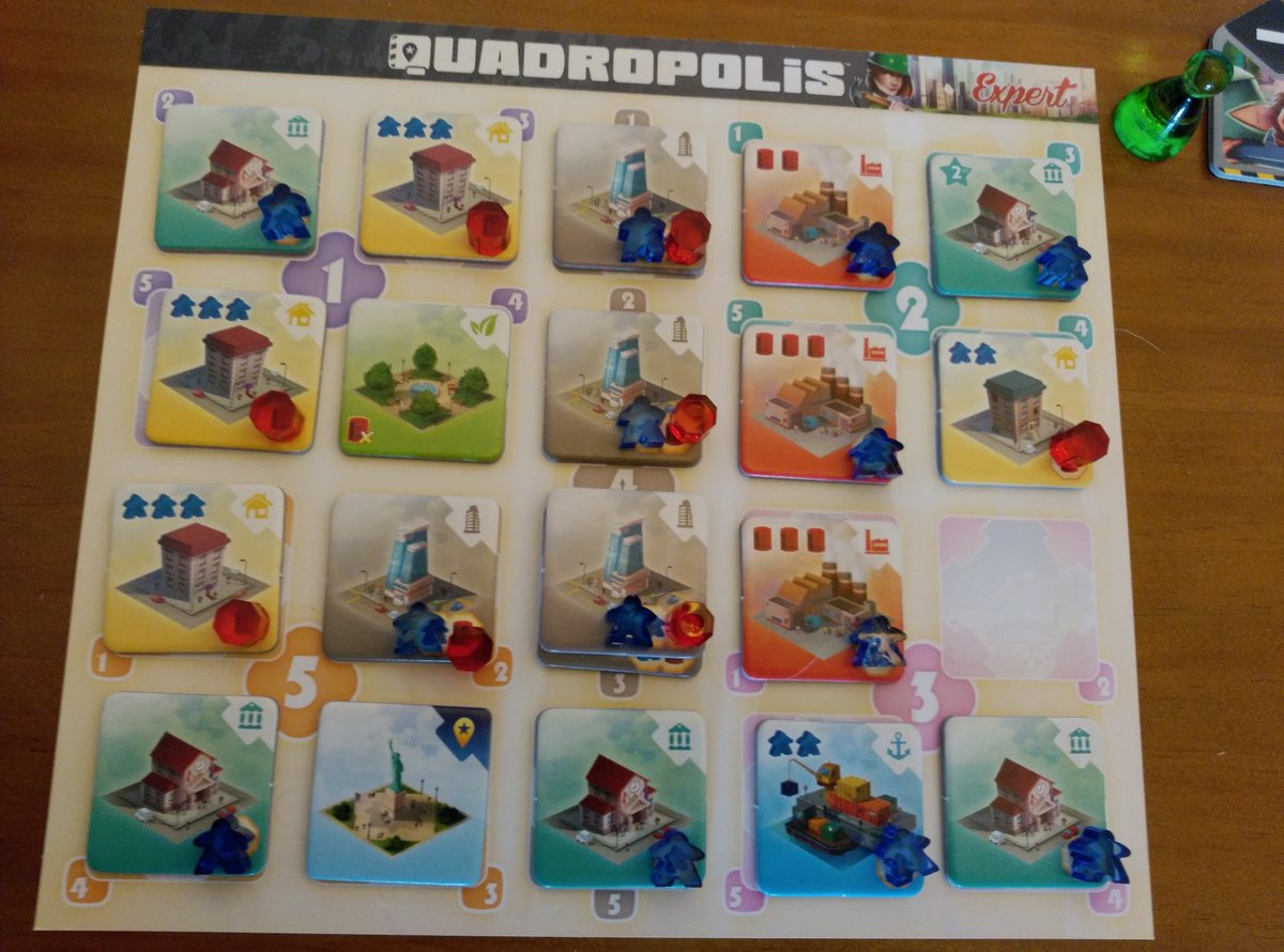 LitoraLudo's tweet photo. Partida a #Quadropolis modo experto. Hacía tiempo q no salía a la mesa. Mi mujer ganó por goleada con PV adicionales https://t.co/16ME6aMNc4