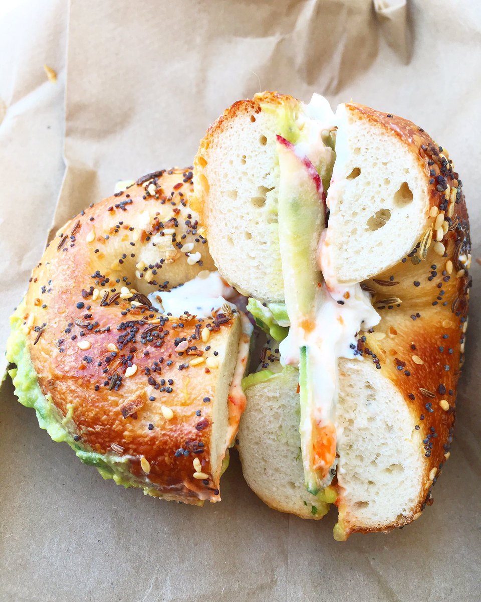 VeganFatKid's tweet photo. @BellesBagels Just hit #HighlandPark 👊🏻 - Get your #vegan @BlodeKuhLA "schmear" on! https://t.co/fOo1v20hbQ