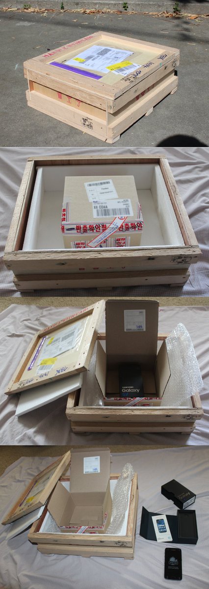 dystopia's tweet photo. Got my Galaxy S7 from #Samsung Dev Conference fedexed from Korea.Great packaging, @samsungdev.  Best #unboxing ever! https://t.co/OlbJHaos8p