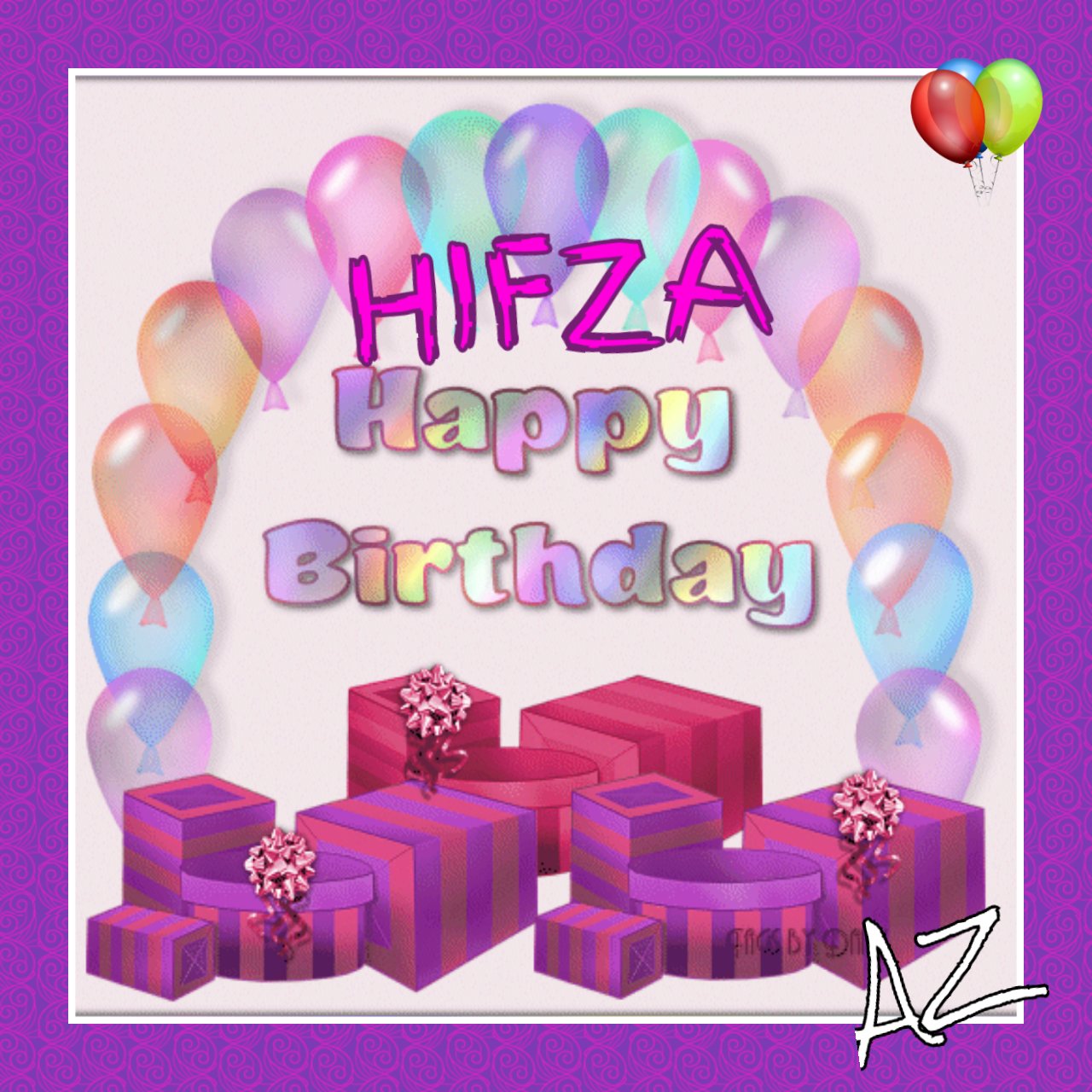 Hifza Happy Birthday Cakes Pics Gallery