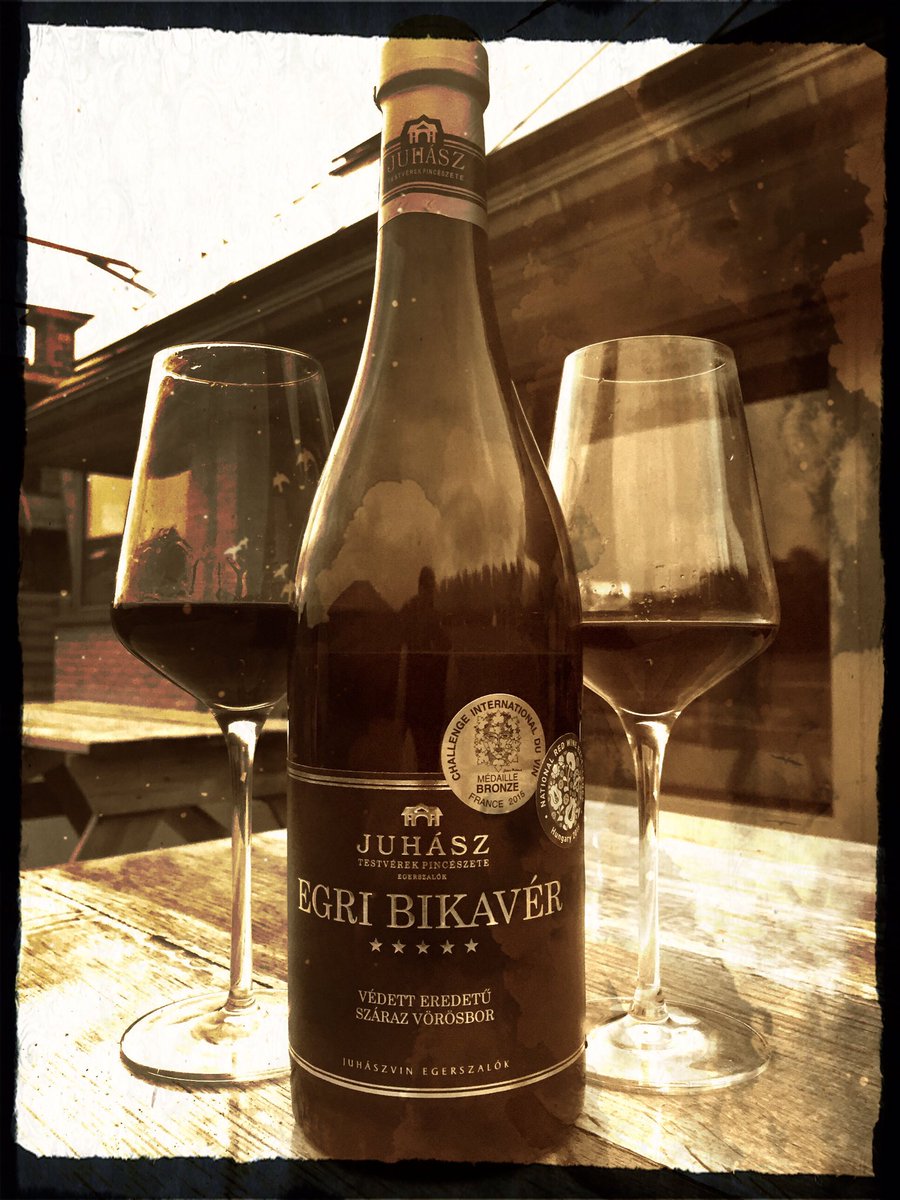PutterDick's tweet photo. Een SUPER wijntje van @HungarianQWines @Qman82 wat een smaak !! #lekkerewijn #juhasz https://t.co/coBDifVfgv
