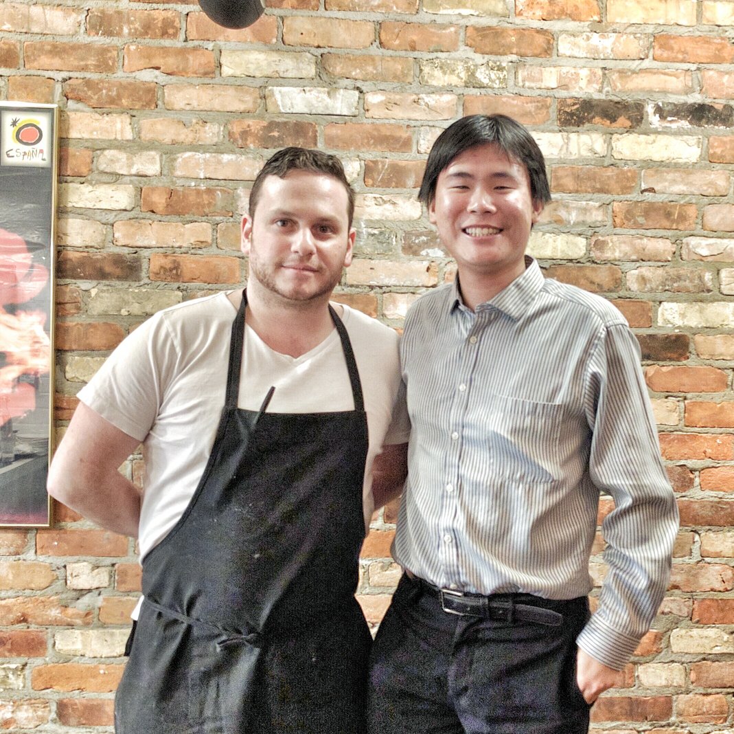 Chef Ariel Coplan with Travelling Foodie at Thoroughbred Food & Drink, Toronto