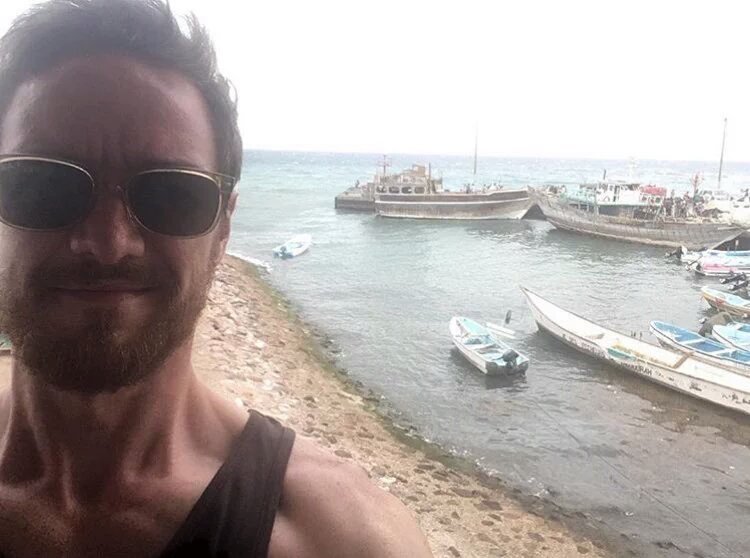 "On a beach...
Not in Cuba..."