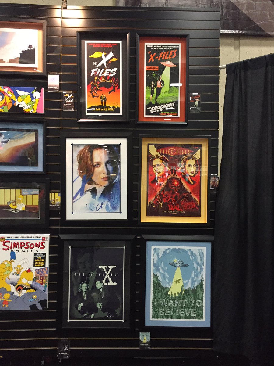 XFilesNews's tweet photo. Philes, check out The X-Files wall at the ACME Archives booth #5629 at #SDCC2016. https://t.co/UmBZnymLam