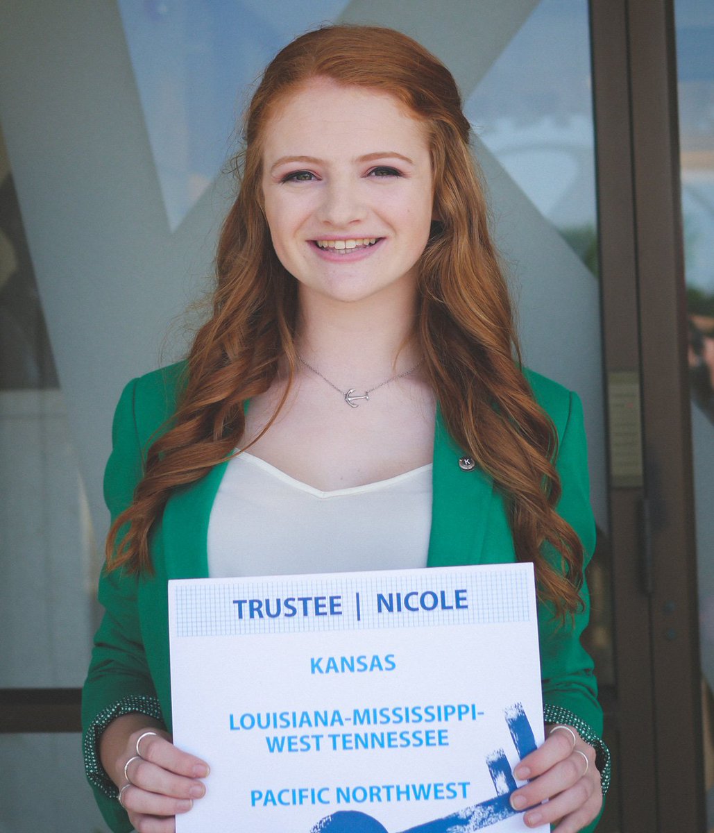 keyclub's tweet image. Key Club International Trustee Nicole Montana: Kansas, Louisiana-Mississippi-West Tennessee, Pacific Northwest
