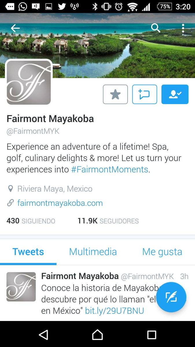 karlosugar's tweet photo. Esperemos ganar y conocer sus sorprendentes instalaciones #TuFairmontMayakoba @FairmontMYK @alanxelmundo https://t.co/LWeEdaCt7a