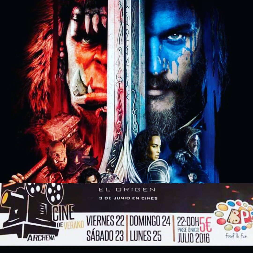AytoArchena's tweet photo. Cine de verano en #Archena presenta: El origen🎬 https://t.co/wtguokcSVm