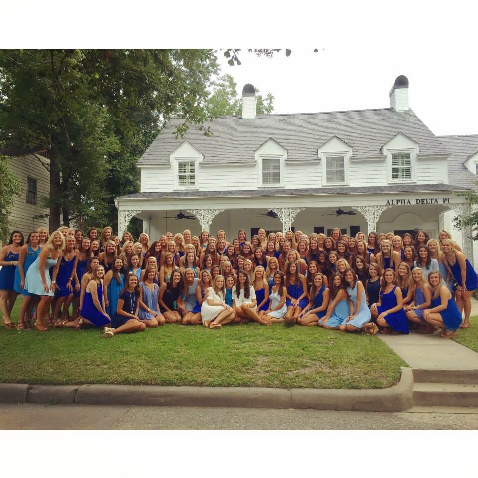 #MeetECUPanhellenic Alpha Delta Pi, founded on May 15th, 1851! 
Their colors are azure blue and white! <a href="/ECUADPi/">ECU ADPi</a>