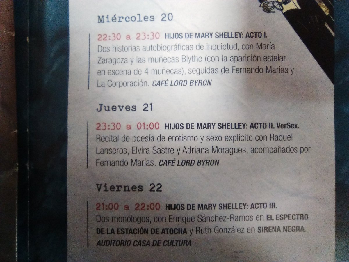 ClubByronitas's tweet photo. A las 23:30 arrancamos @CafeLordByron https://t.co/pMMO7NGdmI
