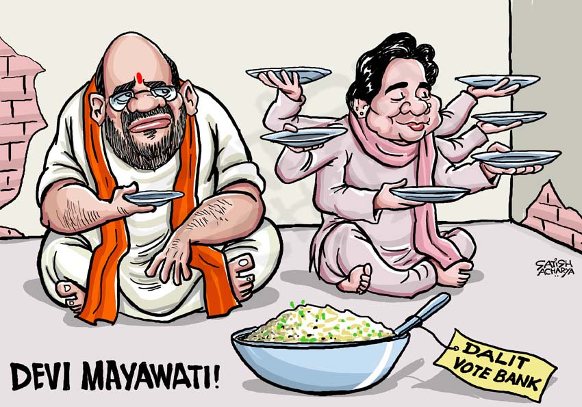 mayawati cartoon के लिए चित्र परिणाम