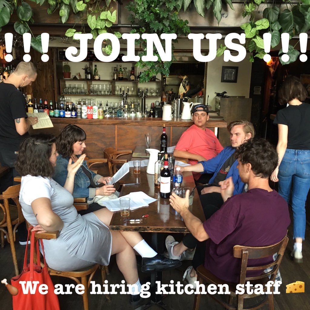 Hey world! We are looking for a prep cook-Get us at info@sixacres.ca or come down and toss us your cv in person!