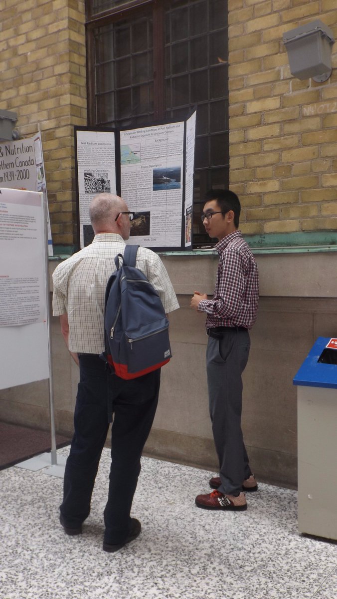 TheFSST's tweet photo. James studied the exposure of Indigenous miners to radioactive ore and presented at #RISEGTA2016 & ##indigenousconf https://t.co/e3QXiv1KOC