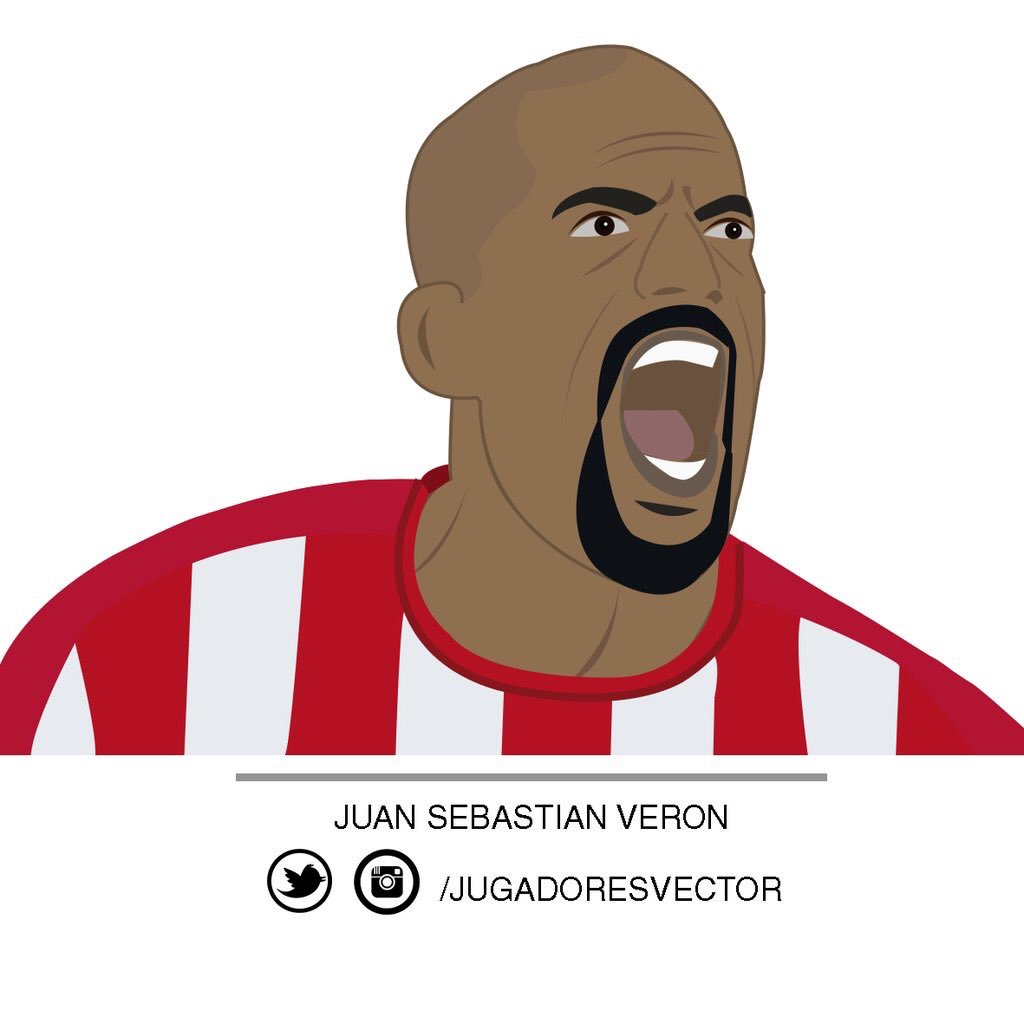 JugadoresVector's tweet photo. Juan Sebastián Verón #Estudiantes #Pincha #Ilustraciones https://t.co/Y2rBJXDZpL