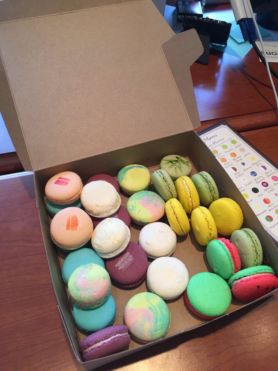 It’s our 4th birthday! We picked up an absurd amount of macaroons to celebrate.
