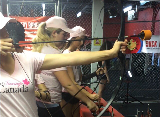 misscentralsask's tweet photo. Had a blast @archersarena  #archersarena #combatarchery #gameoffoam #archerytag #championsarena #toronto https://t.co/e3D4lgE2lq
