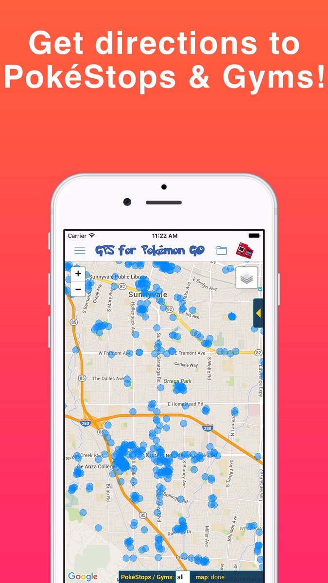 GPSforPokemonGO's tweet photo. Update V2.0 of @gpsforpokemongo is now available for update / download on the #Apple #AppStore. #pokemongo #pokemon https://t.co/wmg9NE7QzS