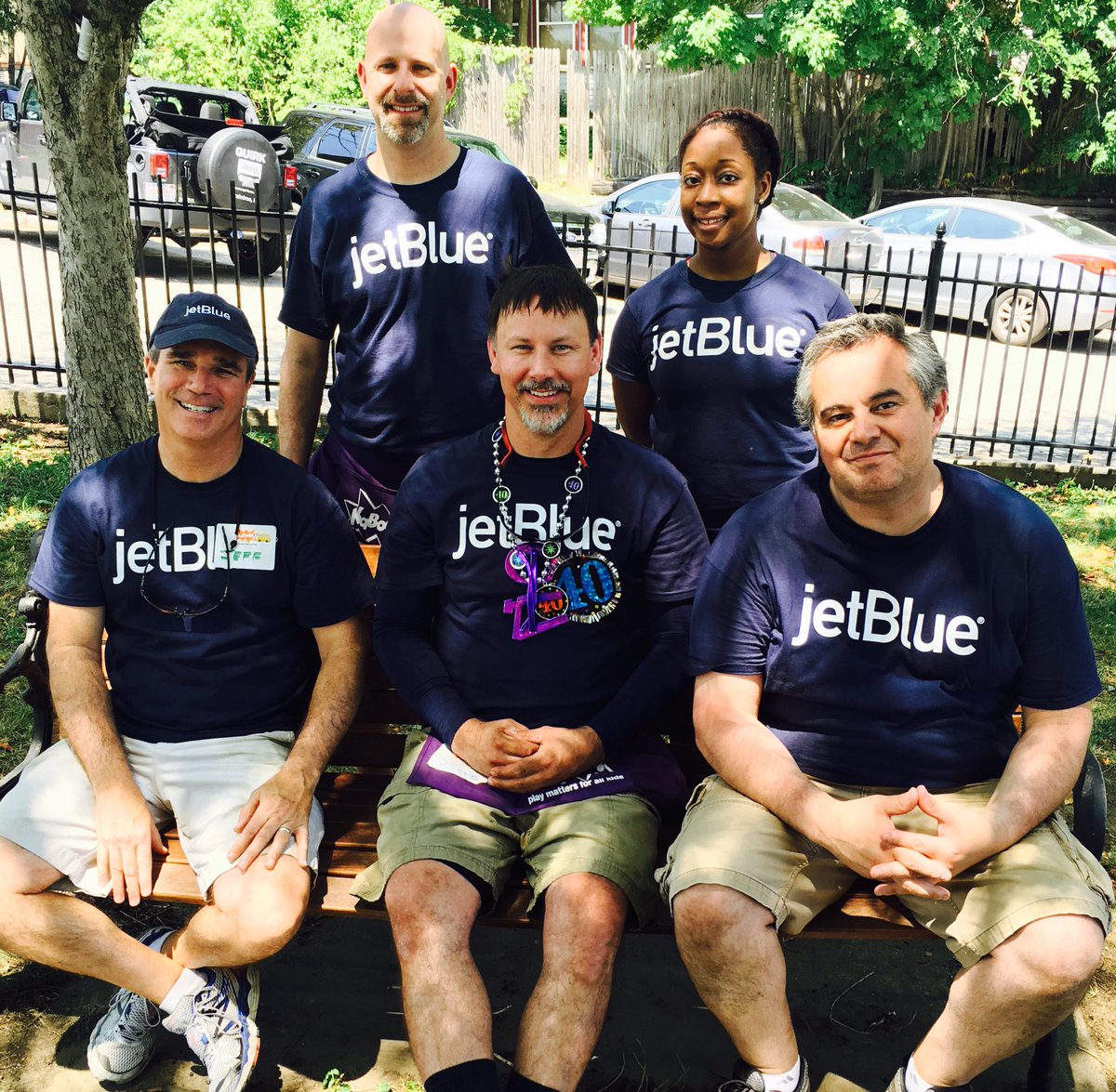 jeffmartinops's tweet photo. I had a great time building with the @JetBlue #TechOps team at the @kaboom playground build in Boston https://t.co/1ZDLmUjaKc