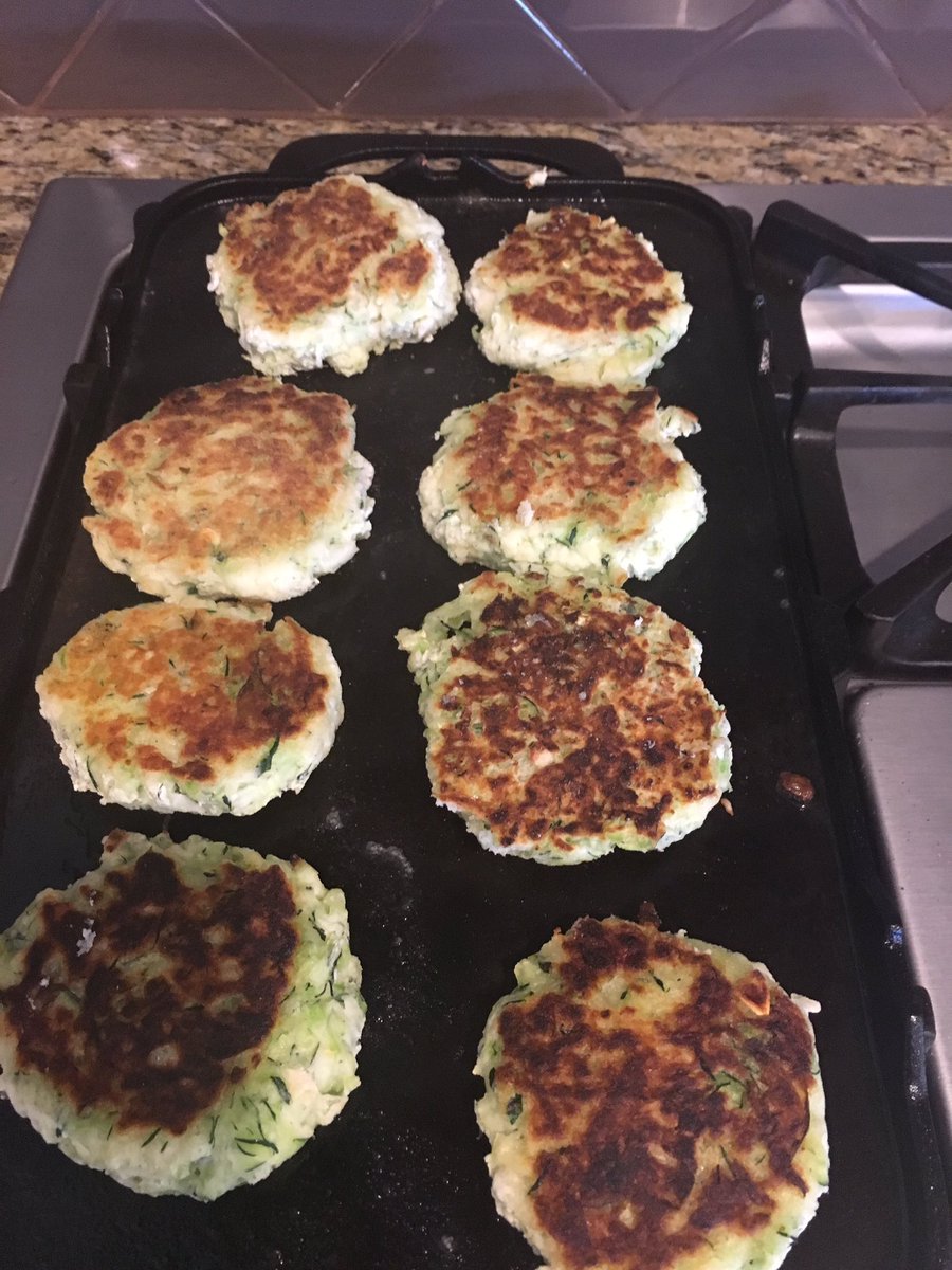 Ingredients4You's tweet photo. Allergy friendly zucchini pancakes. My favorite gf mix with some shredded zucchini. That's it. No milk, no oil. Yum https://t.co/LAfKKCdaH1