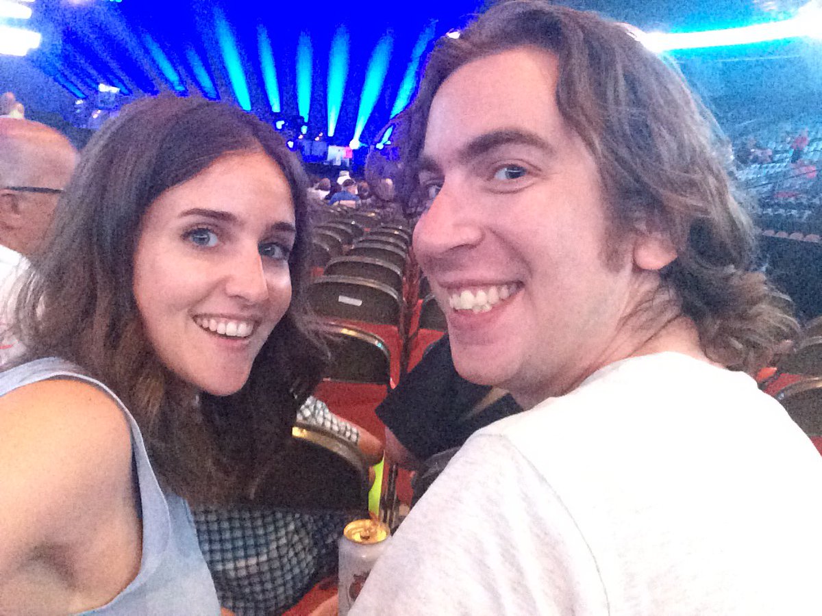 First time on the floor not in a mosh pit. #OneOnOne #HamOnt #PaulMcCartney <a href="/BrennanDavidN/">David Brennan</a> #soclosetoPaul!