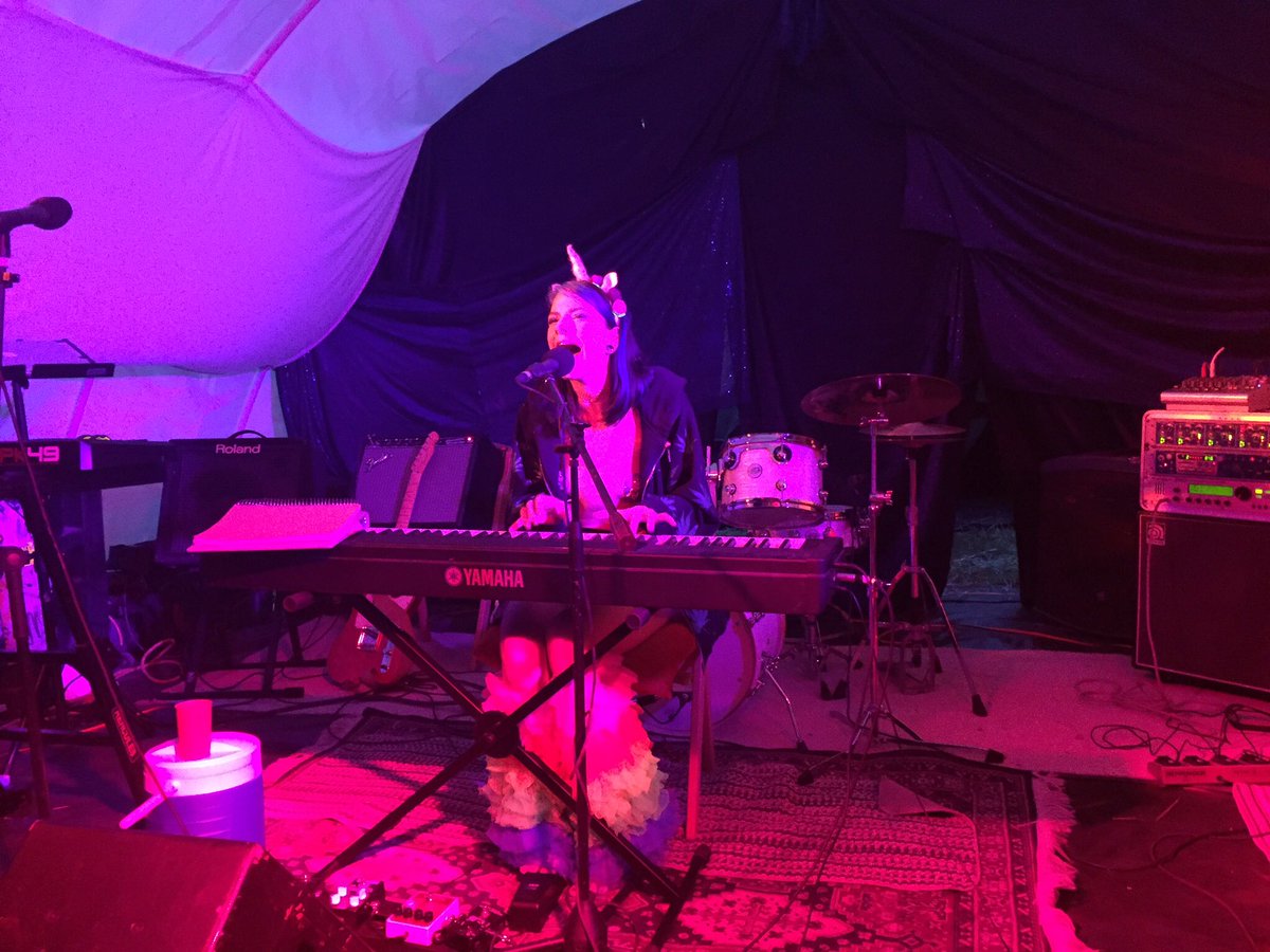 saragarbermusic's tweet photo. Making music at Burn in the Forest #BITF2016 #BITF #music #peace #love https://t.co/tDxuZcZFkW