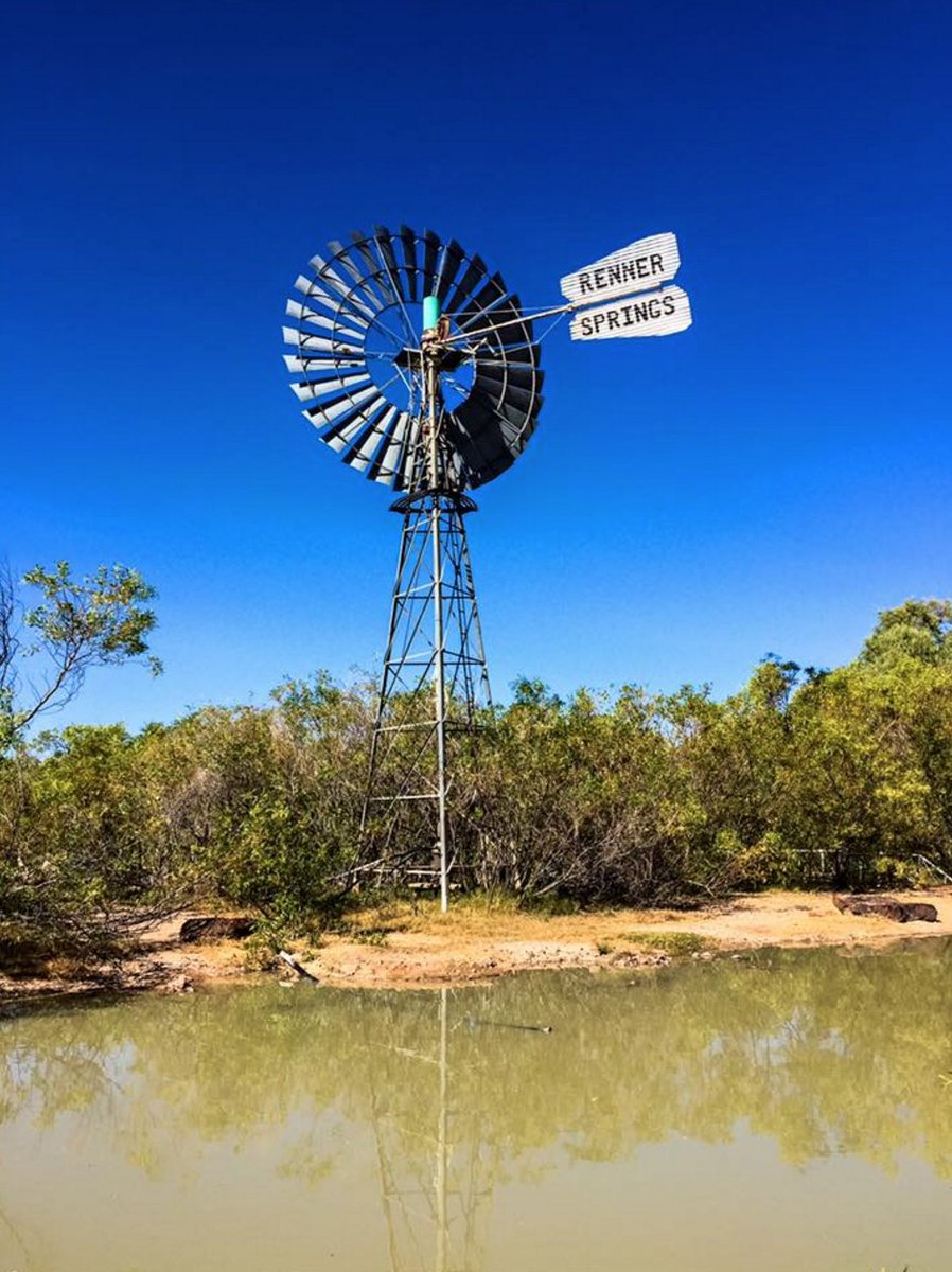 cycling4simone's tweet photo. Perfect blue skies from our departure from Renner Springs this morning. #DarwinBound https://t.co/ZEhDGzc6zg
