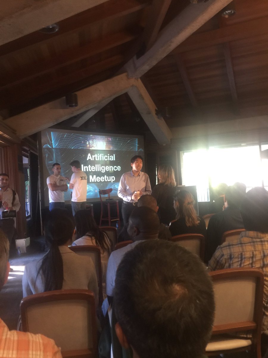 Here <a href="/Stanford/">Stanford University</a> listening to <a href="/AndrewYNg/">Andrew Ng</a> talk about A.I.