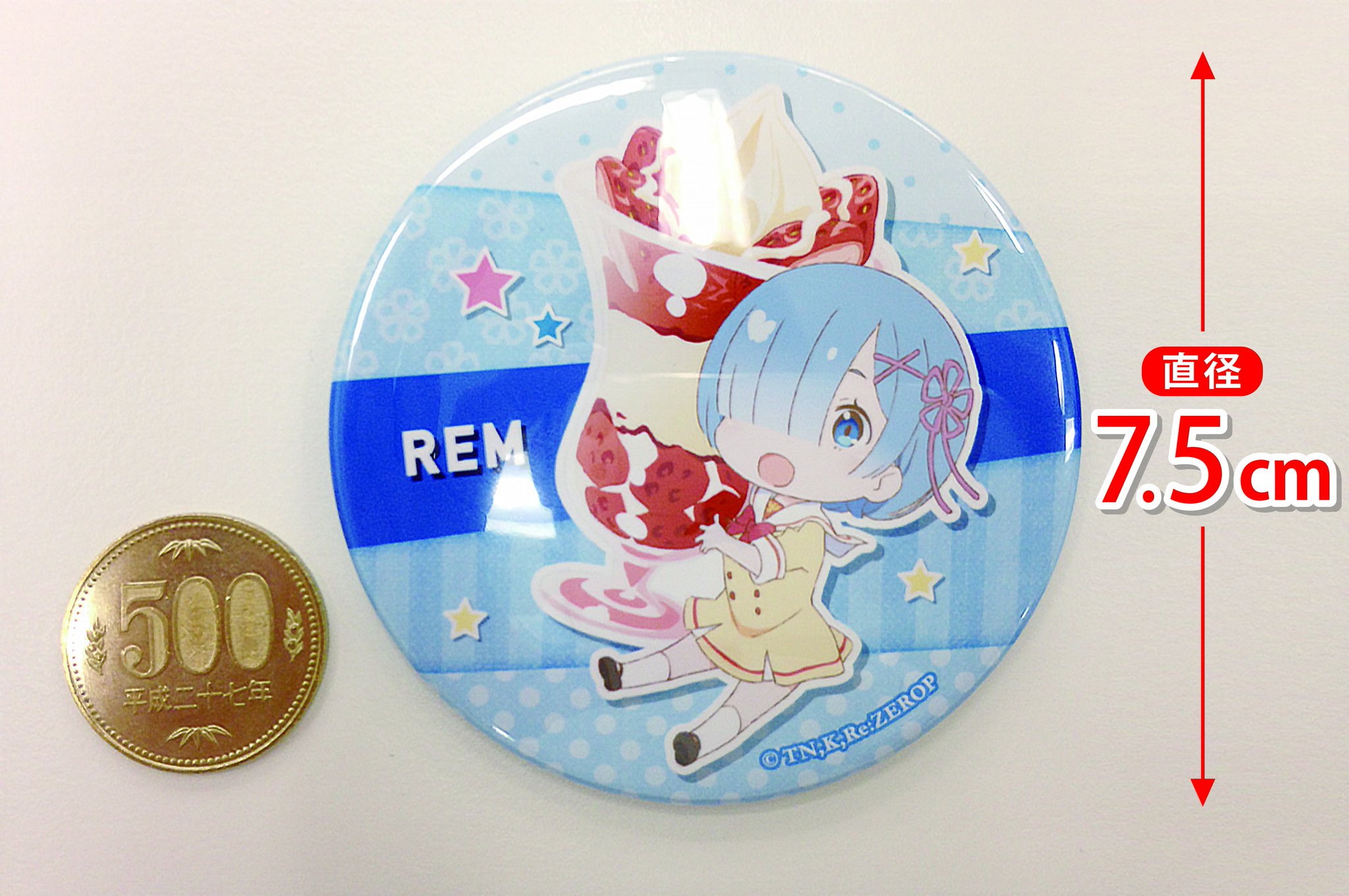 Re:ゼロから始める異世界生活×ミニストップ　レシート大抽選　缶バッジ6個セット