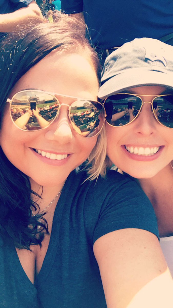 amyrosechard's tweet photo. Ashley and I taking time for a #TigersSelfie at #Comerica ! Go Tigers #T1127 #TeamBuilder @tigers #Targetleaders https://t.co/VFENSgjPf6