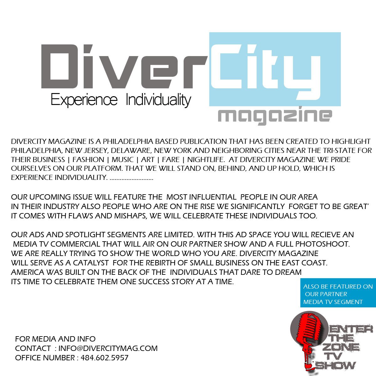 DIVERCITYMAG's tweet photo. Make you get feature in our magazine this fall 2016 https://t.co/r0DU0kLSdL