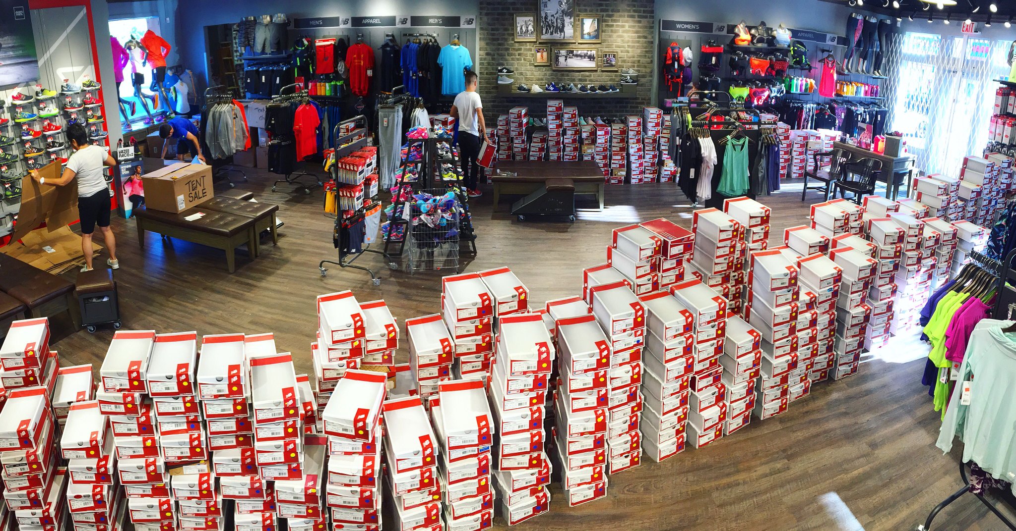 new balance tent sale