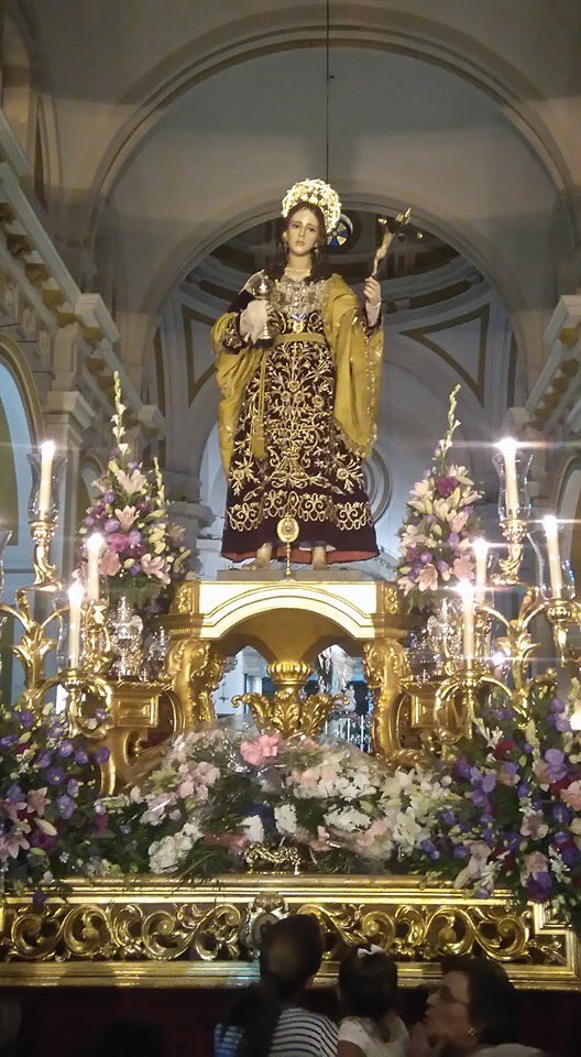 ¡Felicidades a todos los Arahalenses!Hoy celebramos el día de nuestra Patrona.
#SantaMariaMagdalena #Arahal #22Julio