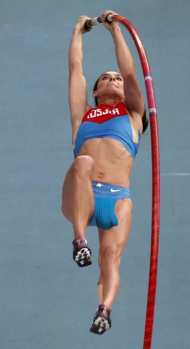 Russian Olympic pole-vaulter Svetlana Gevenskaia says she doesn't know what all the fuss is about