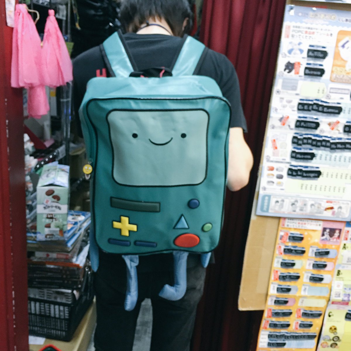 いらっしゃいませ〜💫 アドベンチャータイム BMOのリュックが入荷しま