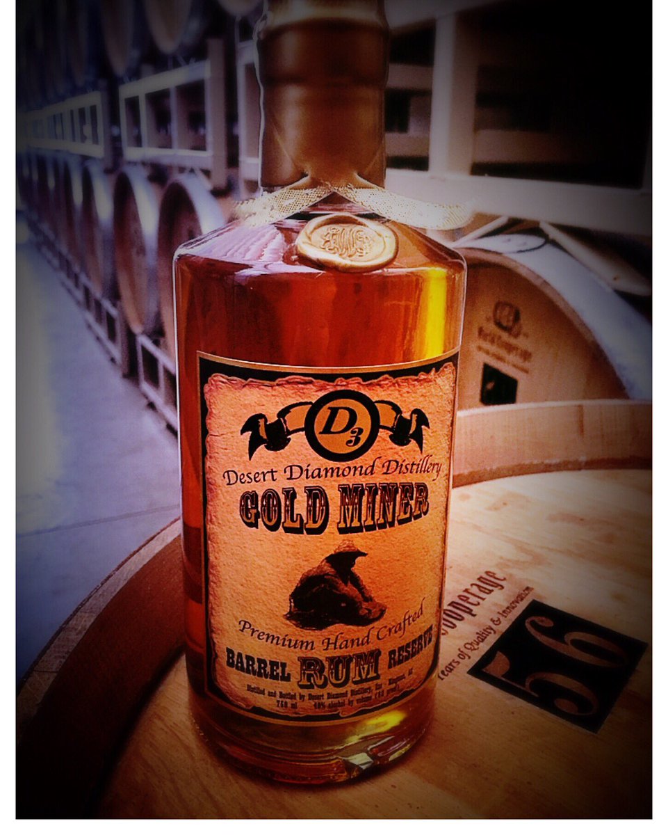 Arizona's first 5 year Barrel Aged Rum! #azspirits #5yearsaged