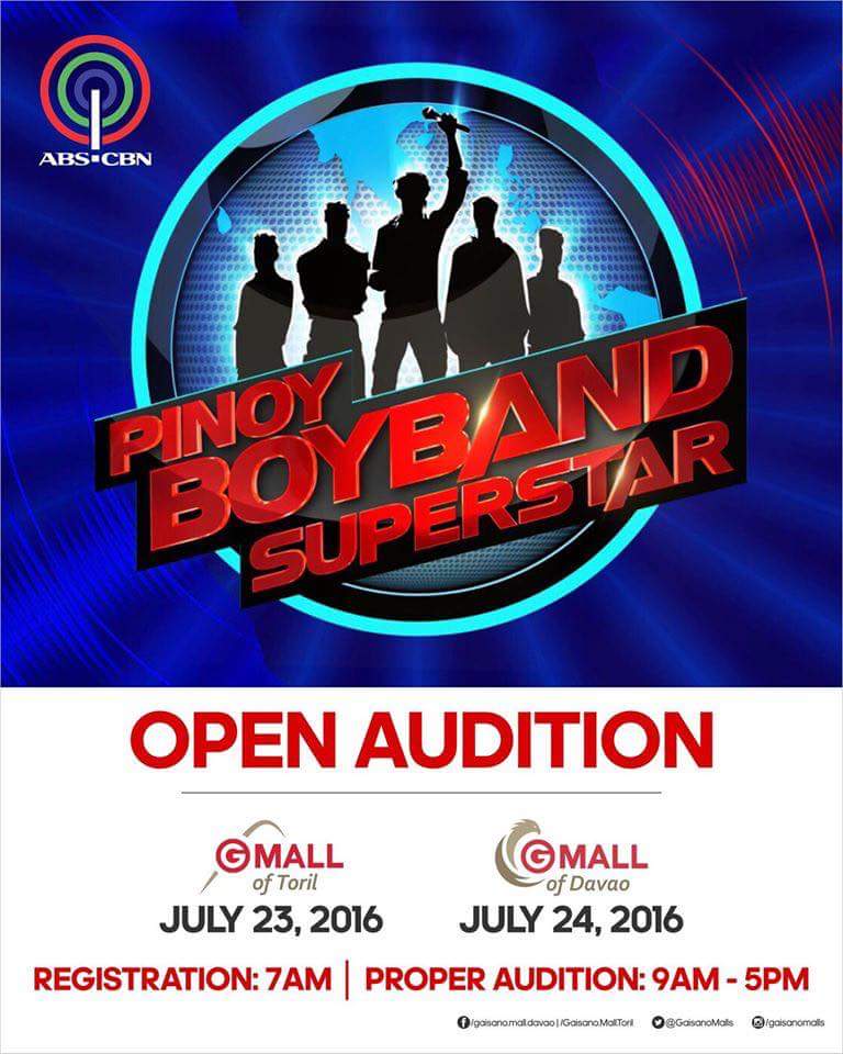 PBSabscbn's tweet photo. Baka ikaw na ang hinahanap namin na mapabilang sa Pinoy Boyband Superstar. Tara na Kapamilya! Mag audition na! https://t.co/AmV7u9xqZZ