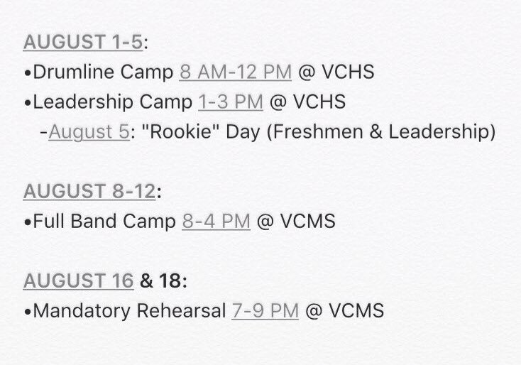 ⚠️⚠️Important dates!!!! ⚠️⚠️