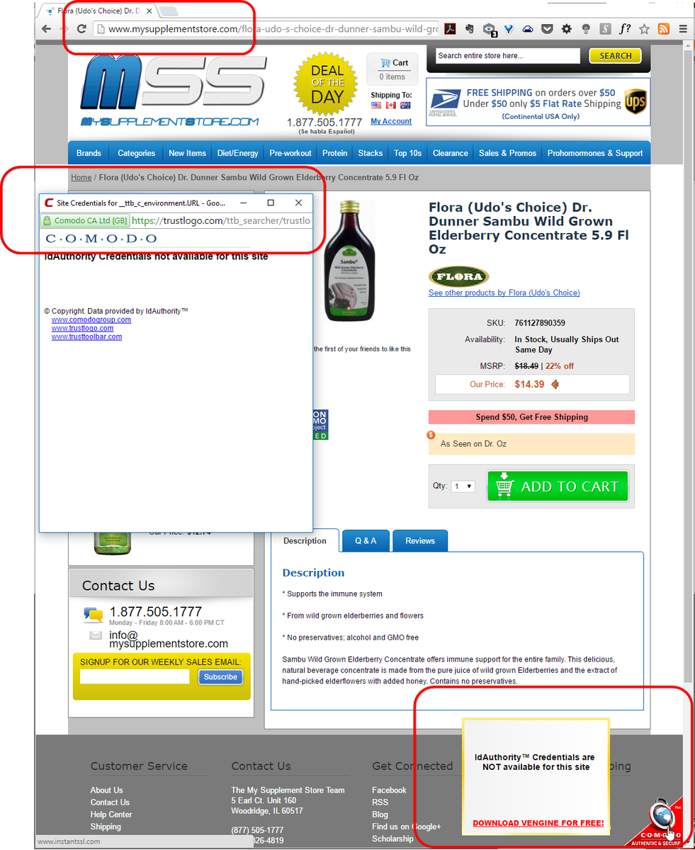 RealPro4Real's tweet photo. #MySupplementStore has NO cyber security at all :-( It's very sad! :-( :-( @Verified_Codes @DrLisaCoaching https://t.co/YrNm0bSWQA