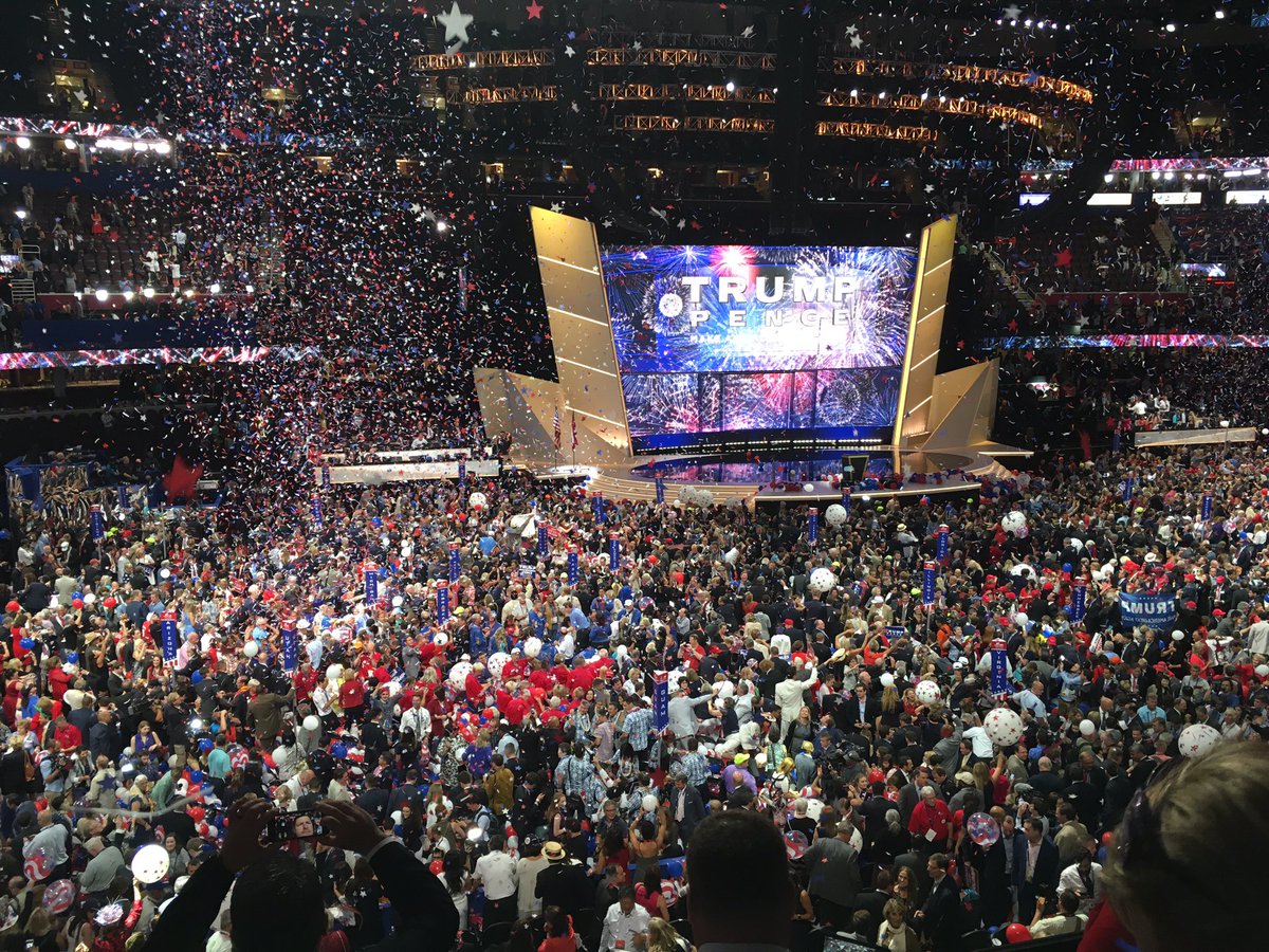 indgop's tweet photo. Thanks to @GOPconvention for a historic week! #RNCinCLE #TrumpPence16 https://t.co/3RxzZq3NWf