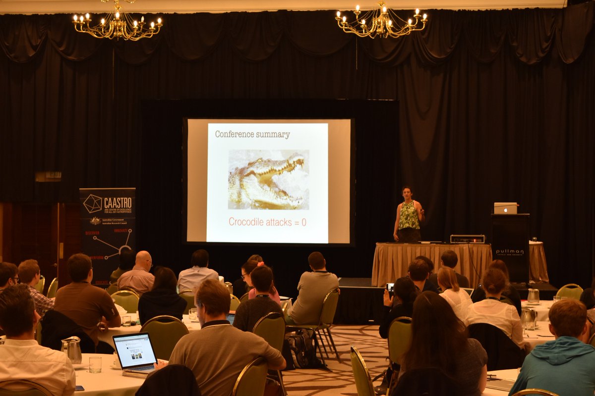 Conference summary with <a href="/tamarastro/">Tamara Davis</a>. We can determine that the conference has been a success! #darkcosmo2016